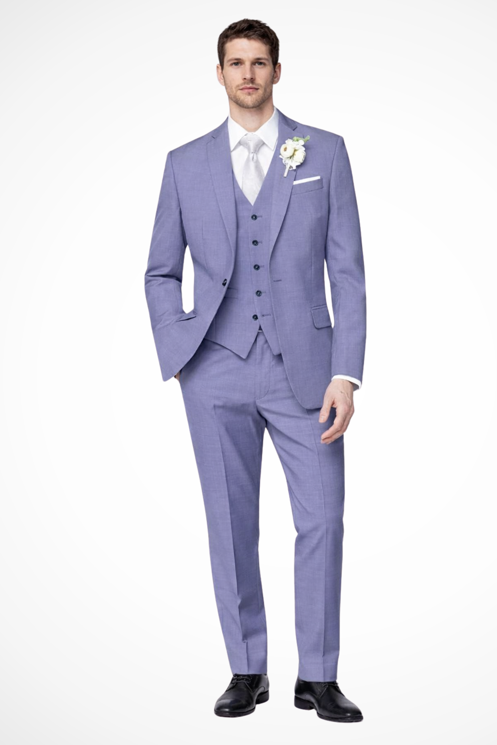 Three Piece Notch Lapel Suit Set for Men