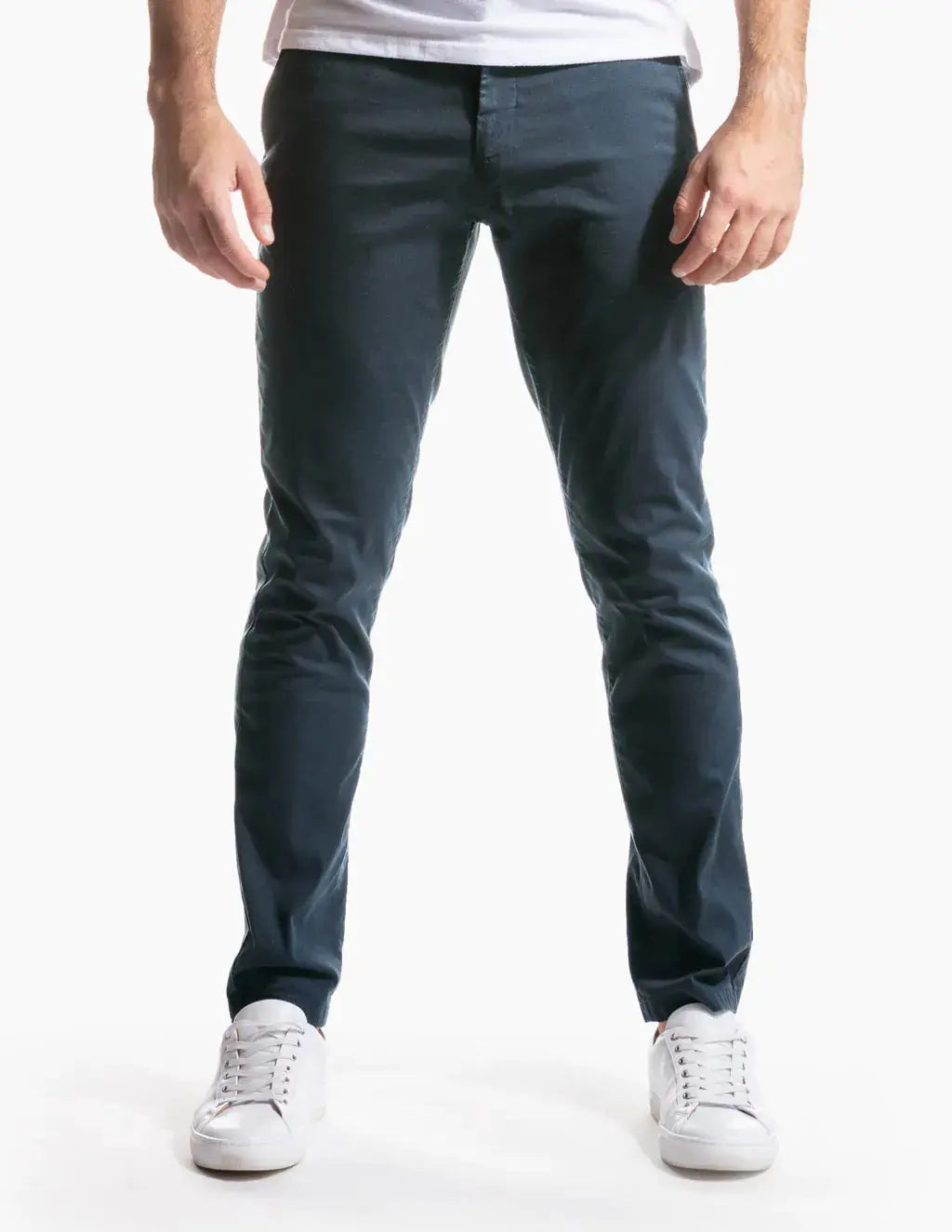 Slim Fit Stretch Chinos for Men