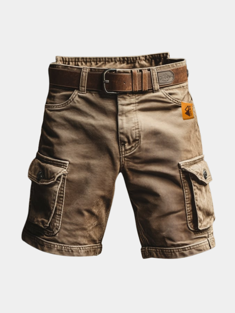 Cargo Shorts with Utility Pockets for Men
