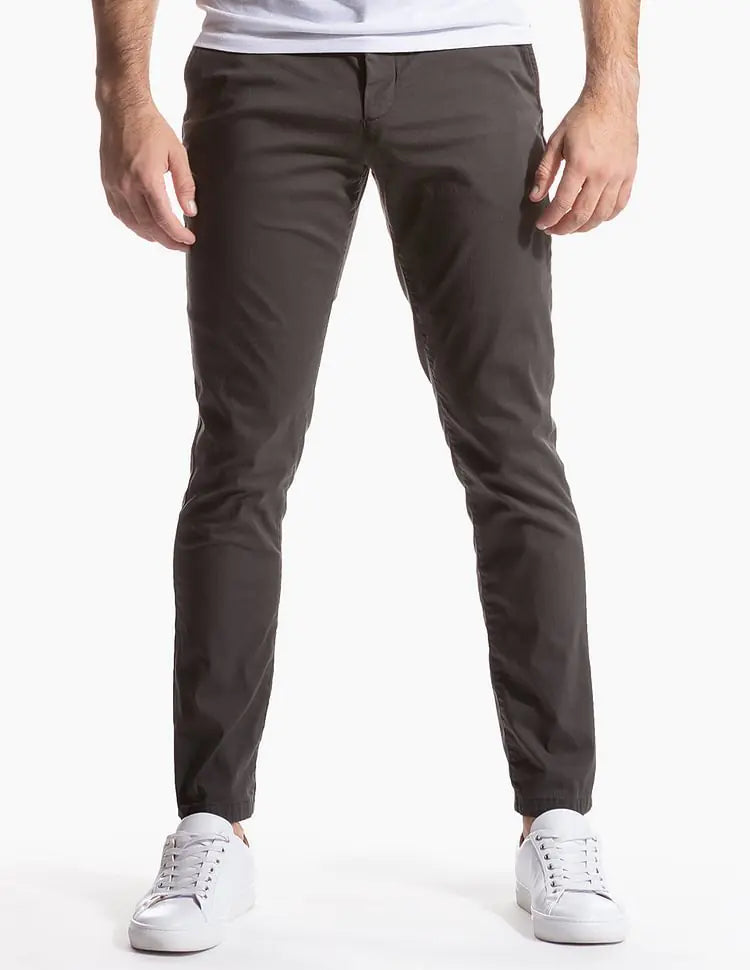 Slim Fit Stretch Chinos for Men
