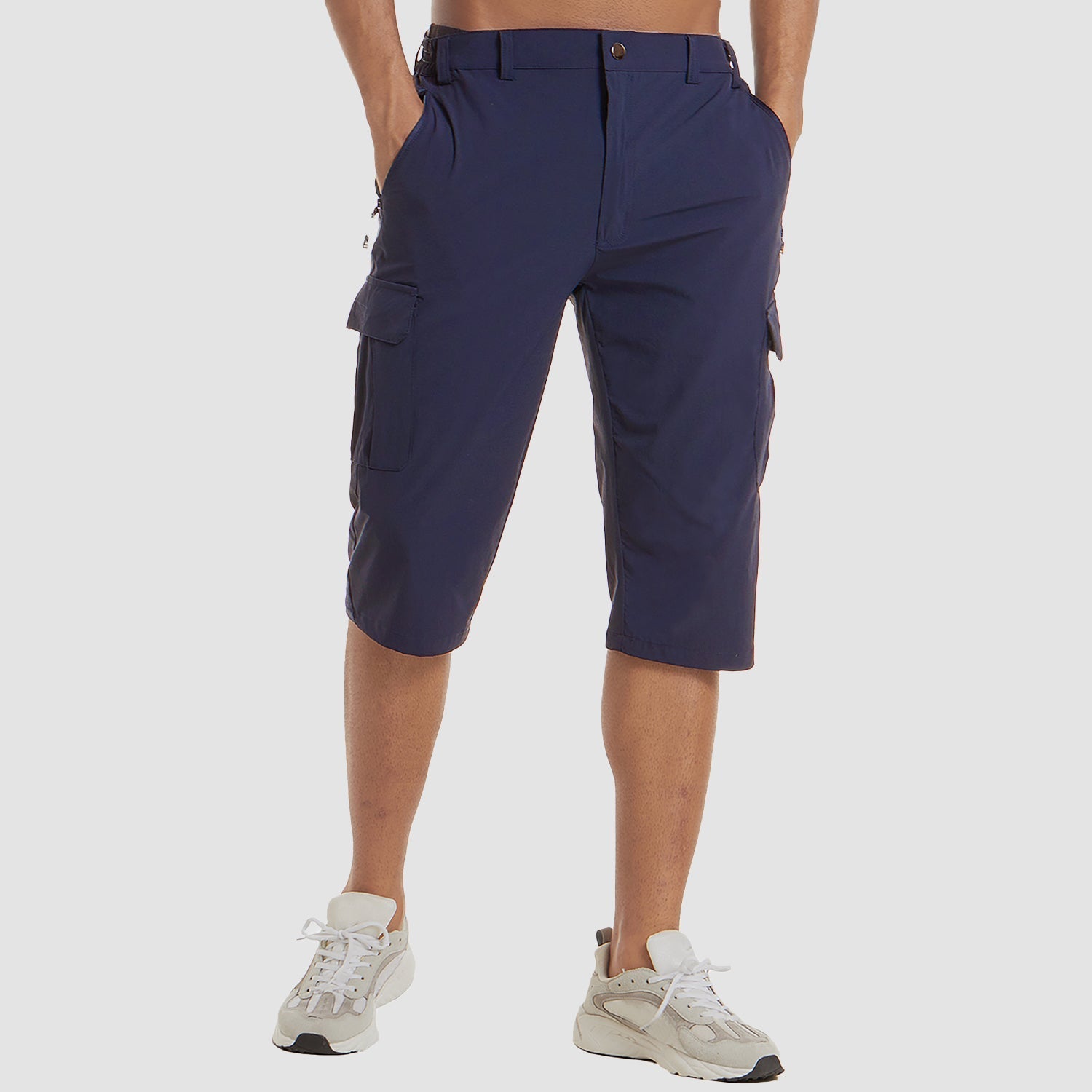 Cargo Shorts with Welt Pockets for Men