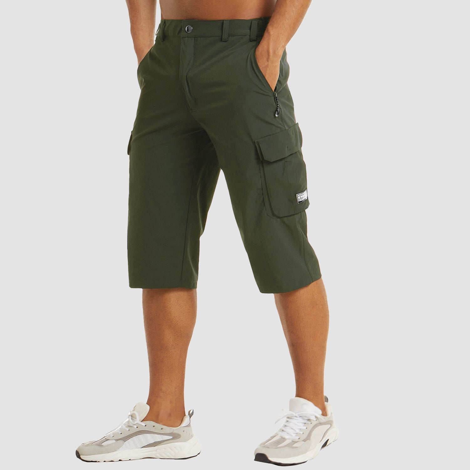 Cargo Shorts with Welt Pockets for Men
