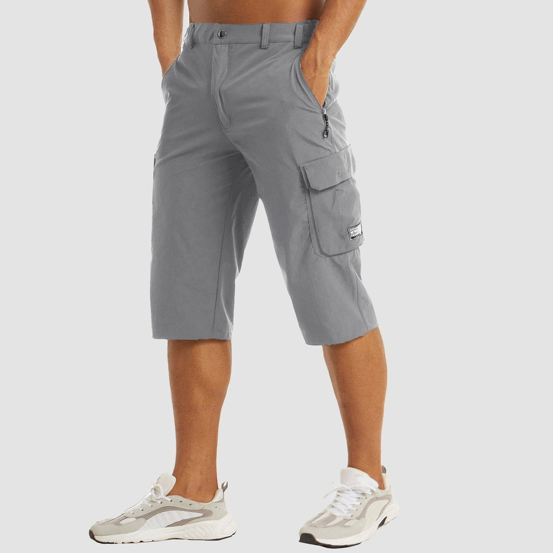 Cargo Shorts with Welt Pockets for Men