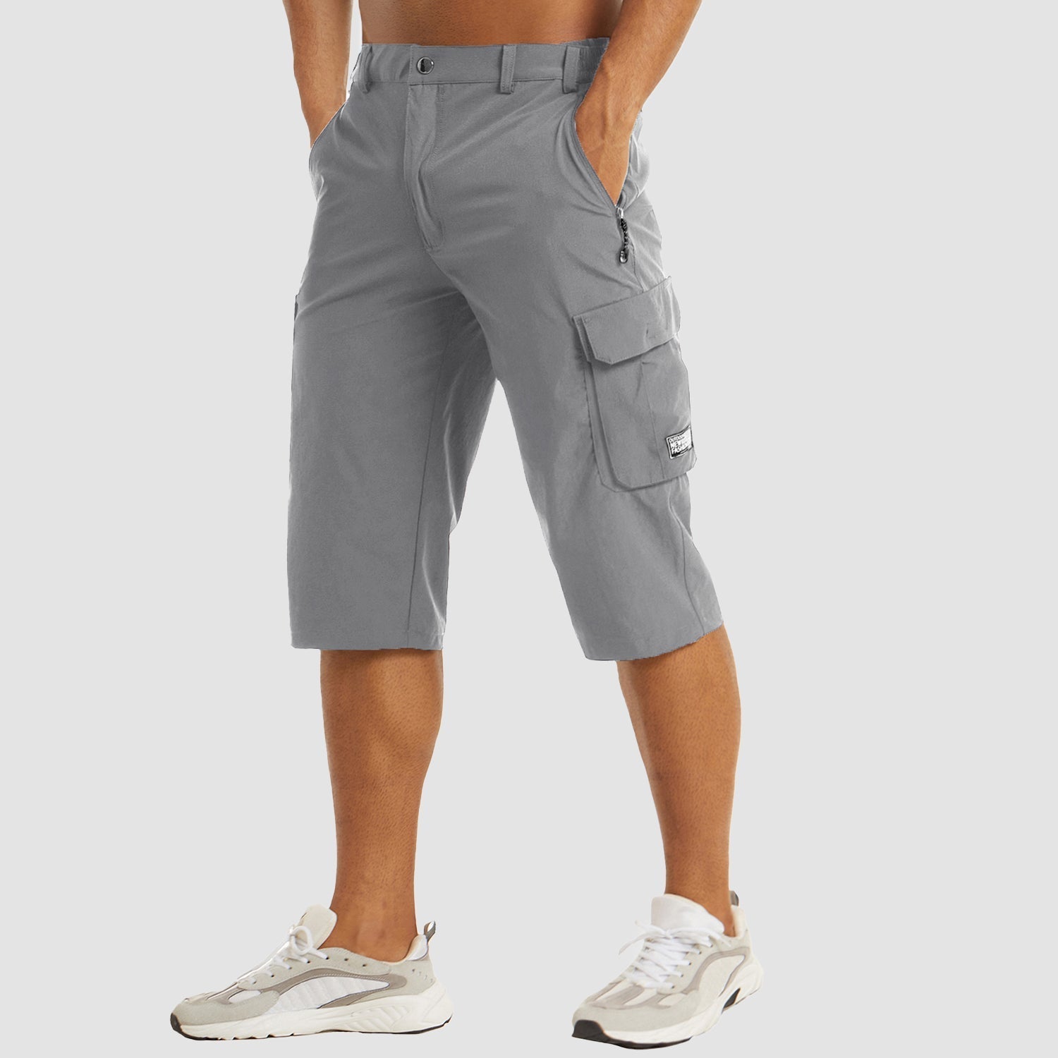 Cargo Shorts with Welt Pockets for Men