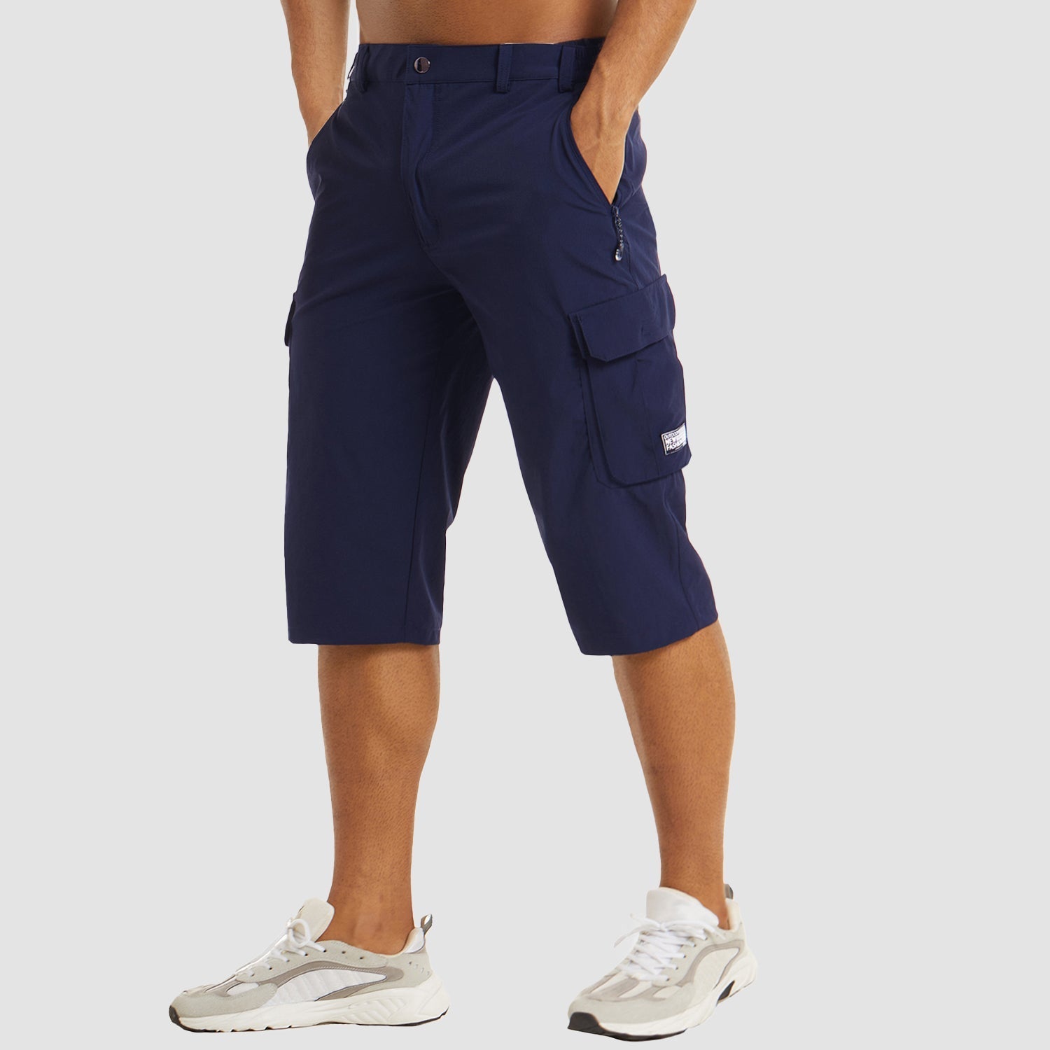 Cargo Shorts with Welt Pockets for Men