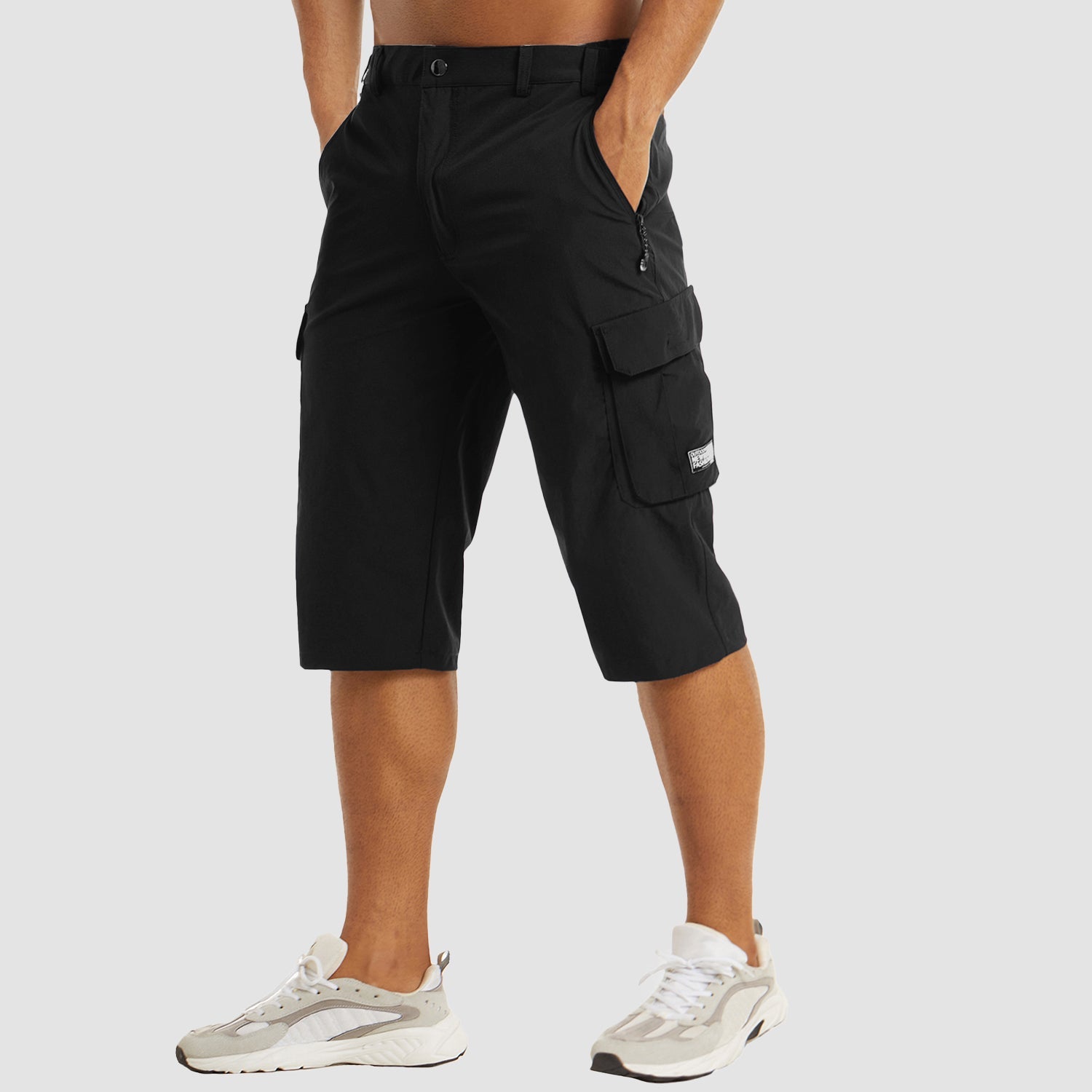 Cargo Shorts with Welt Pockets for Men