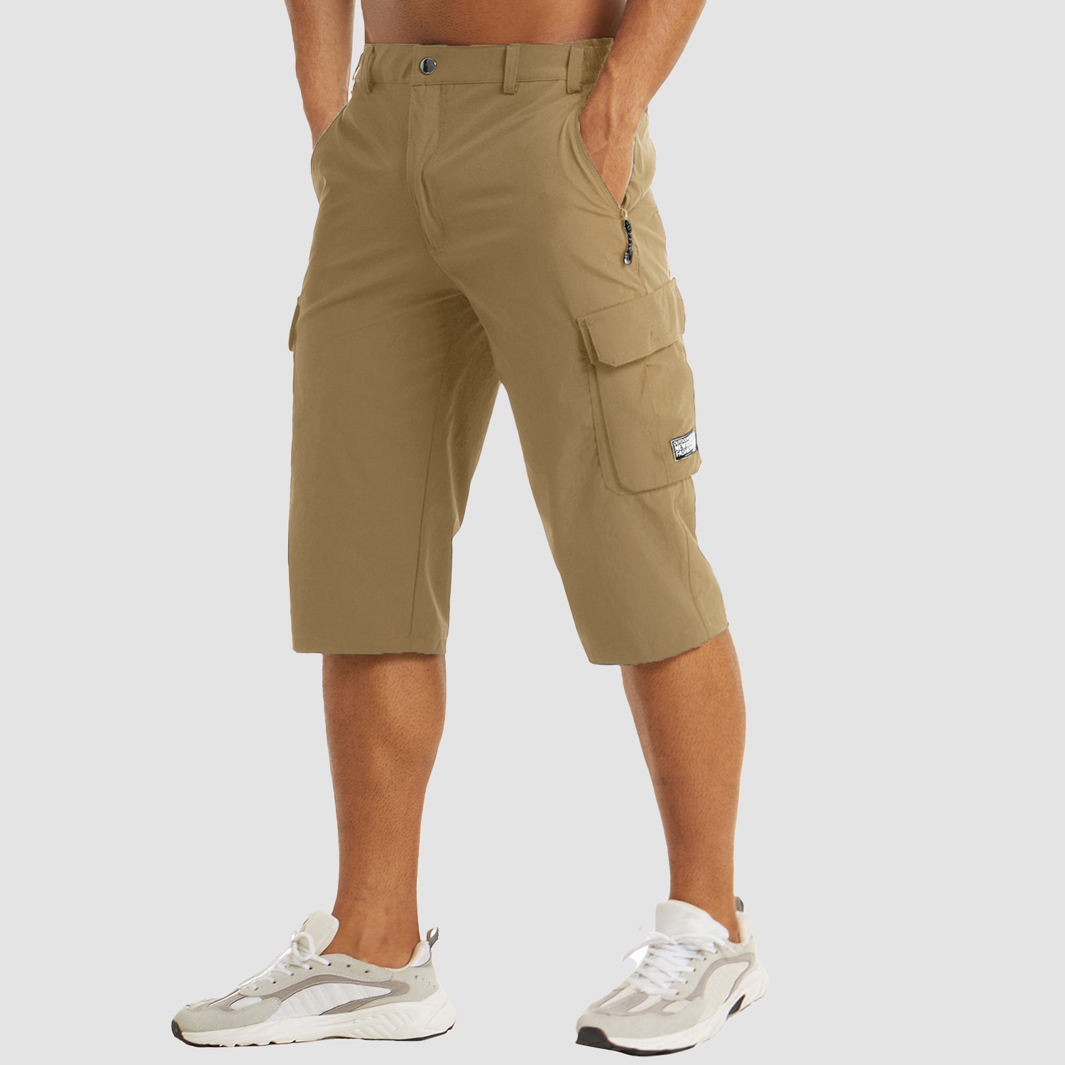 Cargo Shorts with Welt Pockets for Men