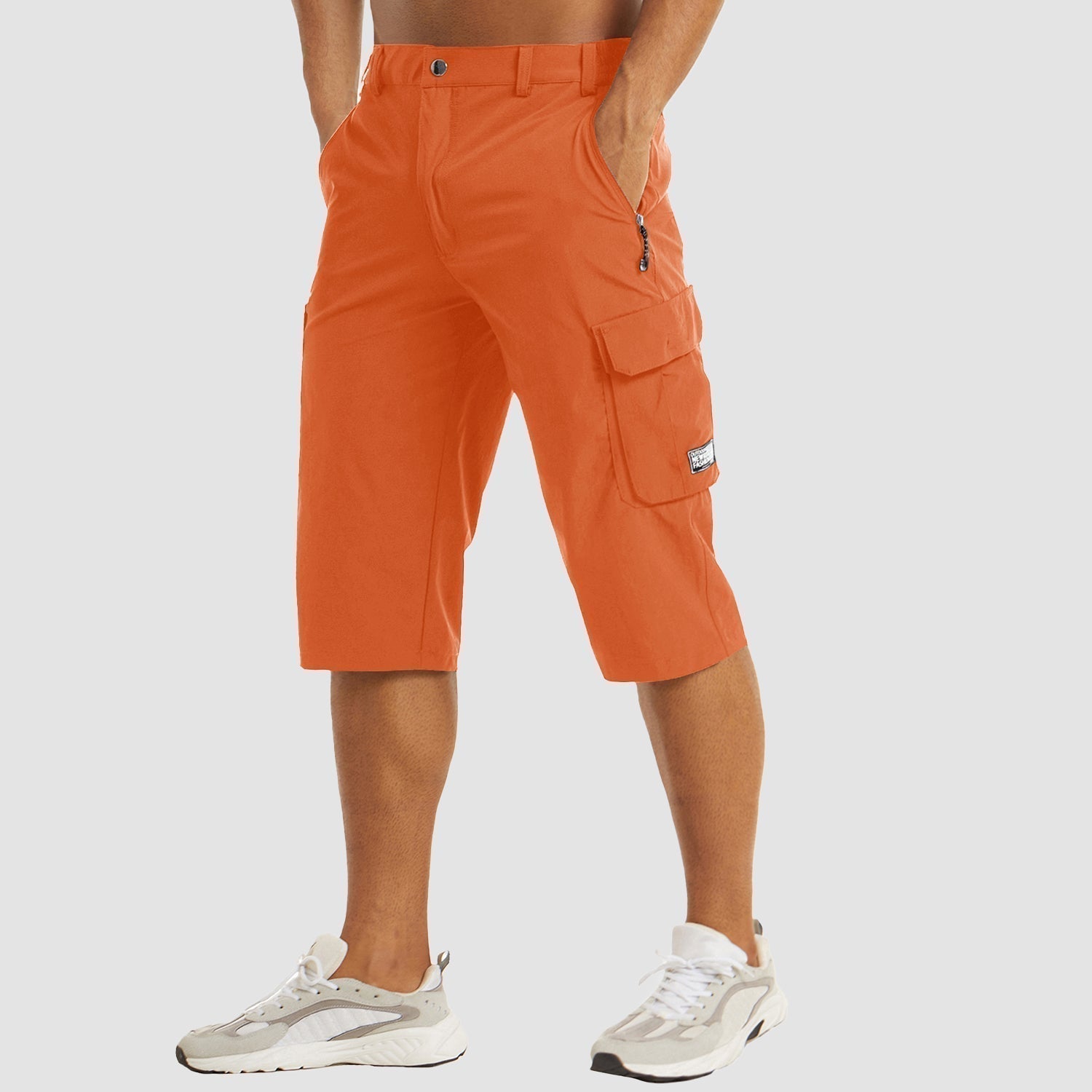 Cargo Shorts with Welt Pockets for Men