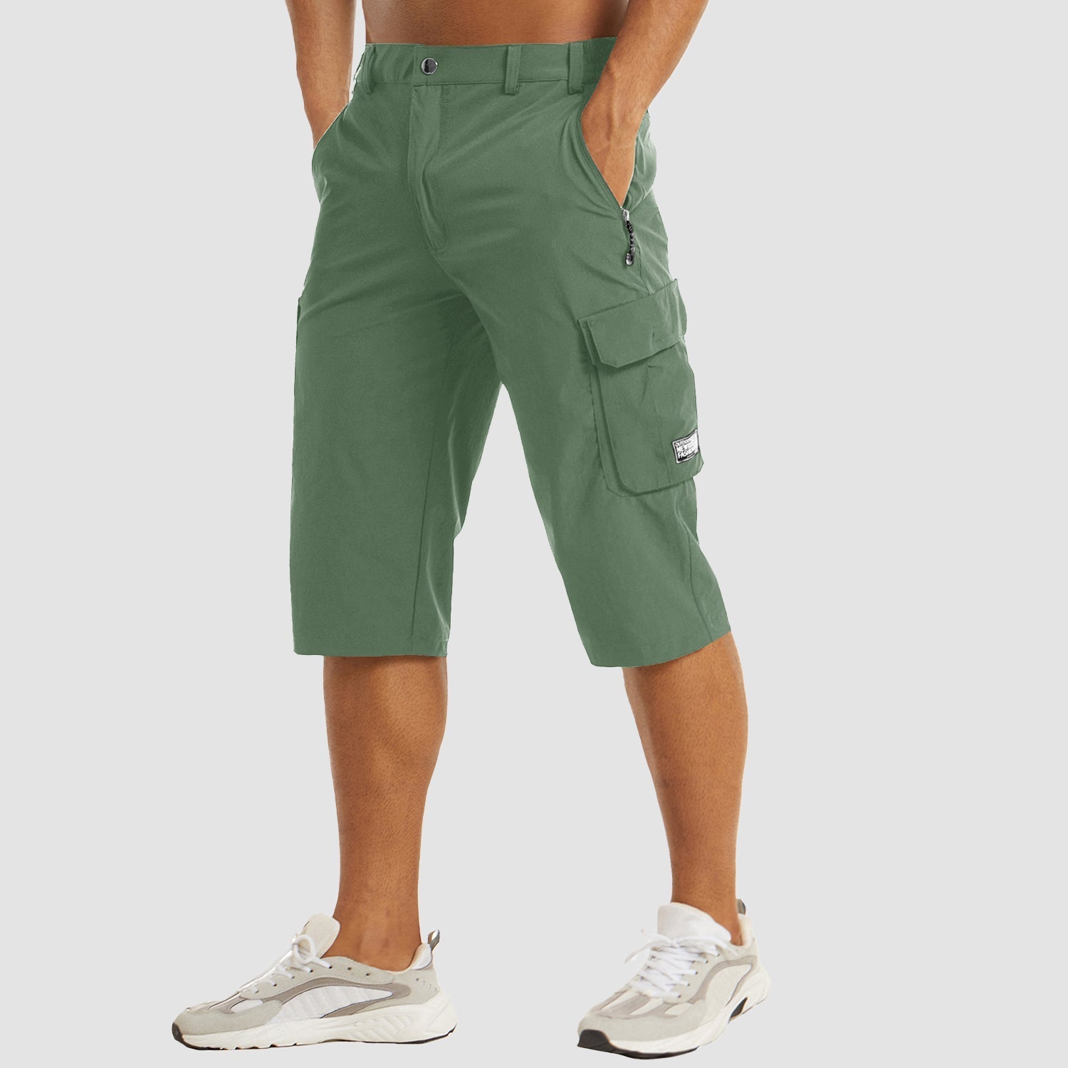 Cargo Shorts with Welt Pockets for Men