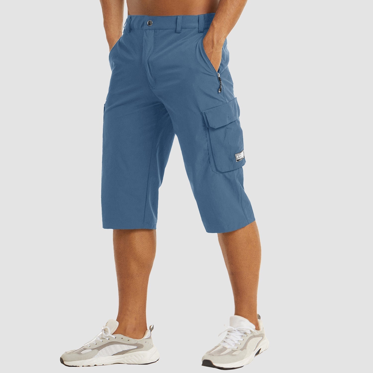 Cargo Shorts with Welt Pockets for Men