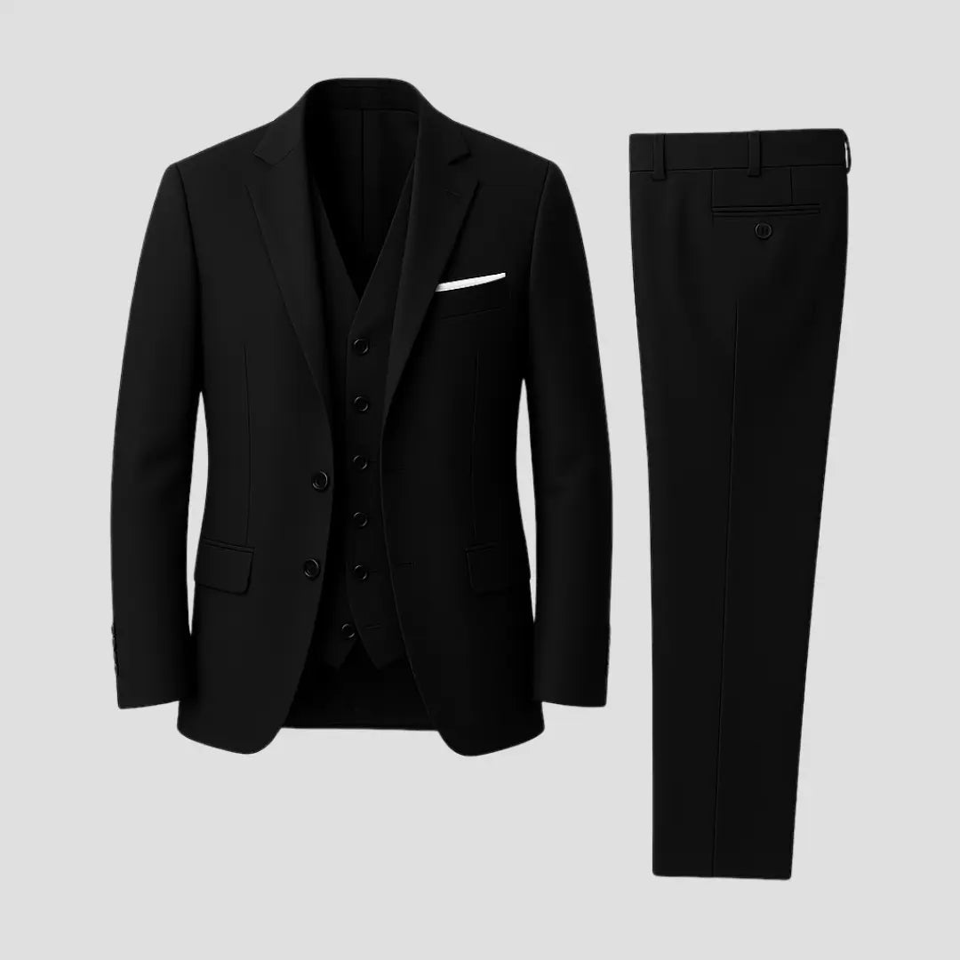 Three-Piece Slim Fit Suit for Men