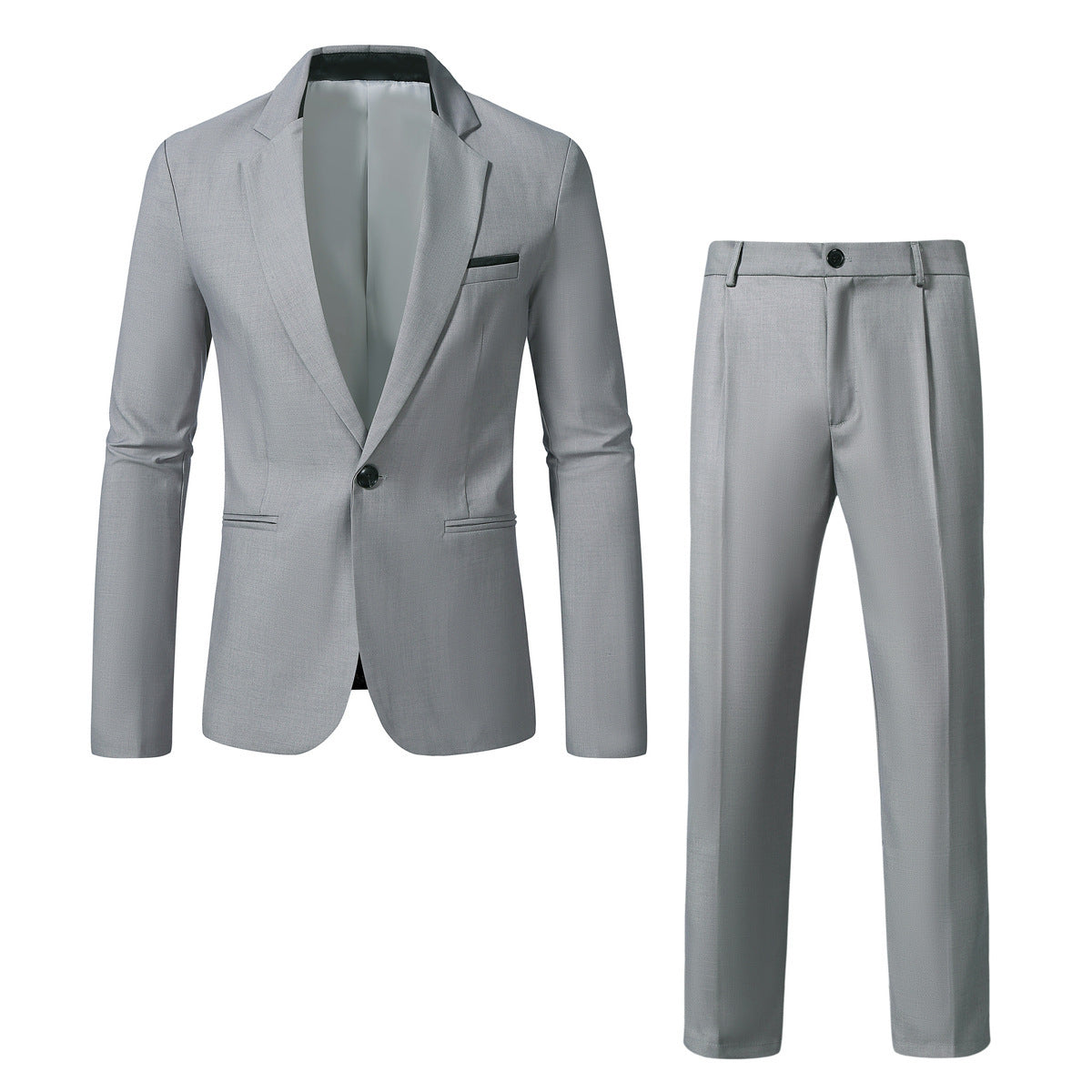 Slim Fit Two-Piece Suit Set for Men