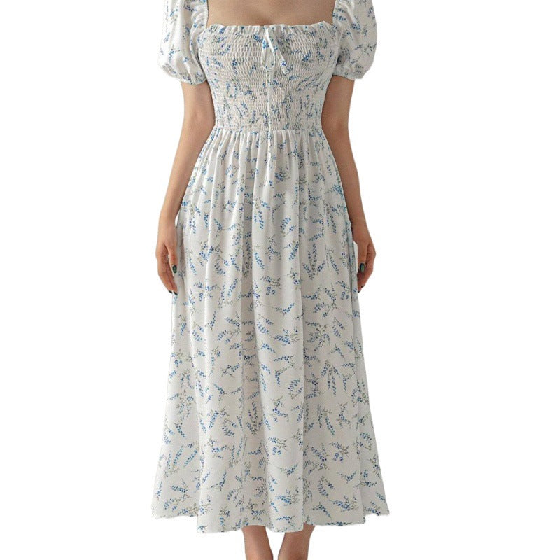 Puff Sleeve Wedding Guest Maxi Dress for Women