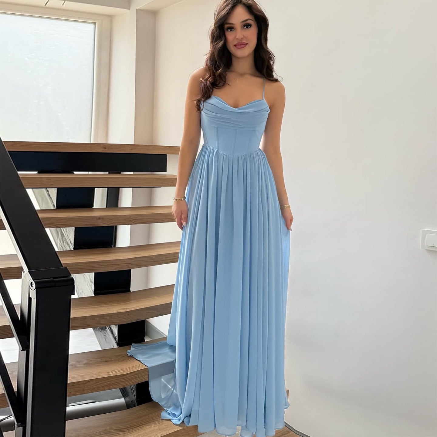 A-Line Wedding Guest Maxi Dress for Women
