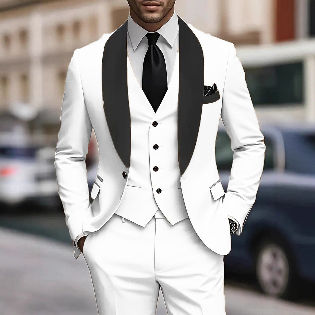 Three-Piece Tuxedo Suit for Men