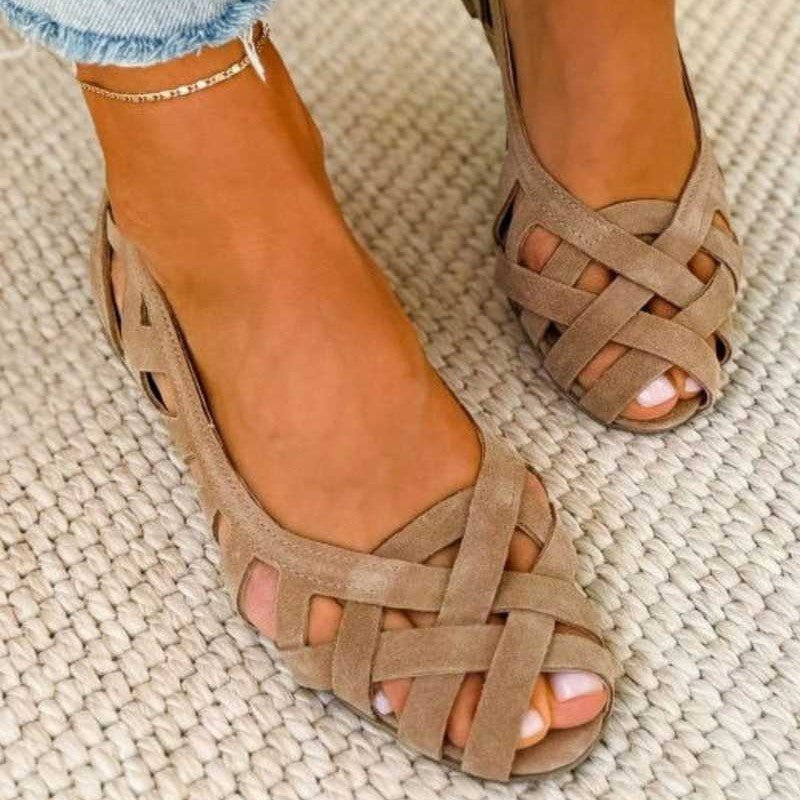 Open Toe Woven Sandals for Women