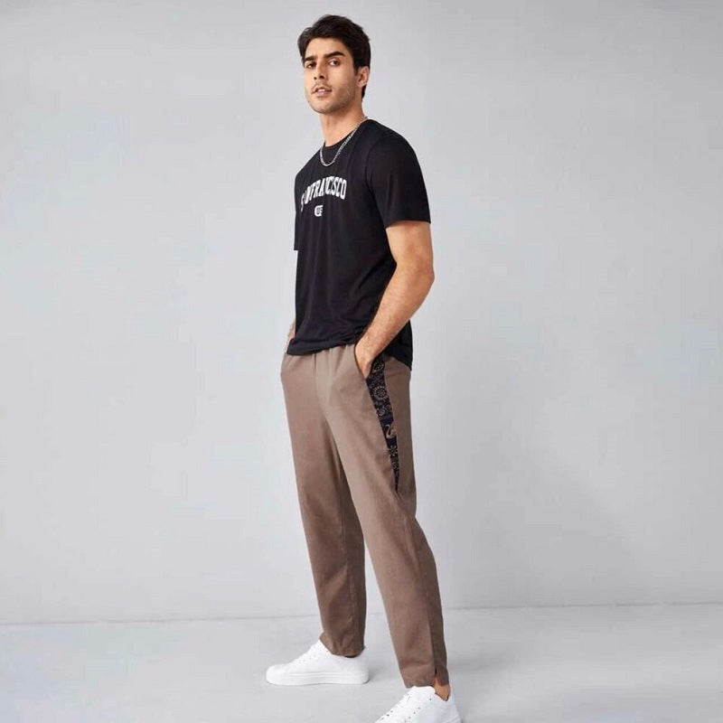 Linen Trousers Straight Leg for Men