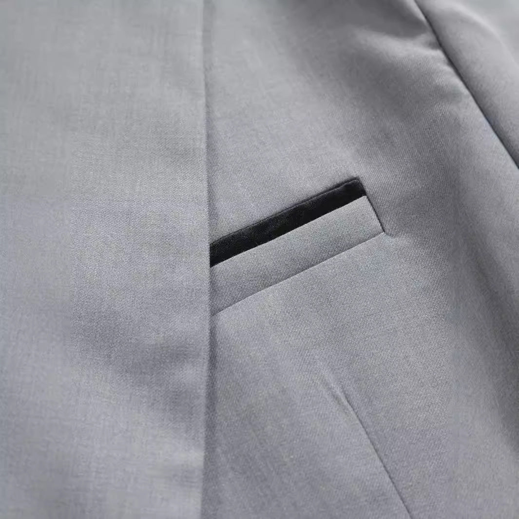 Slim Fit Two-Piece Suit Set for Men