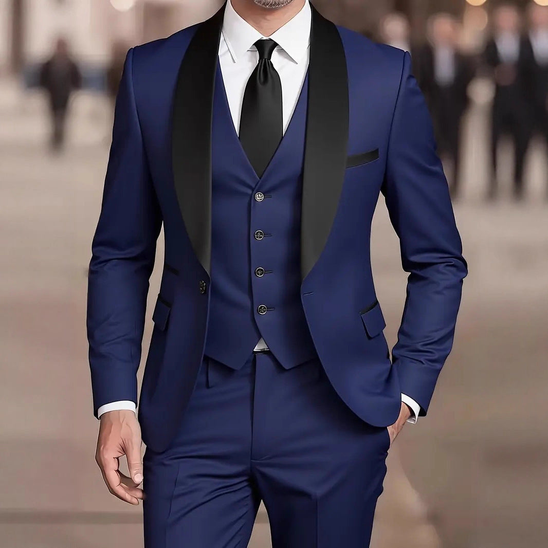 Three-Piece Tuxedo Suit for Men