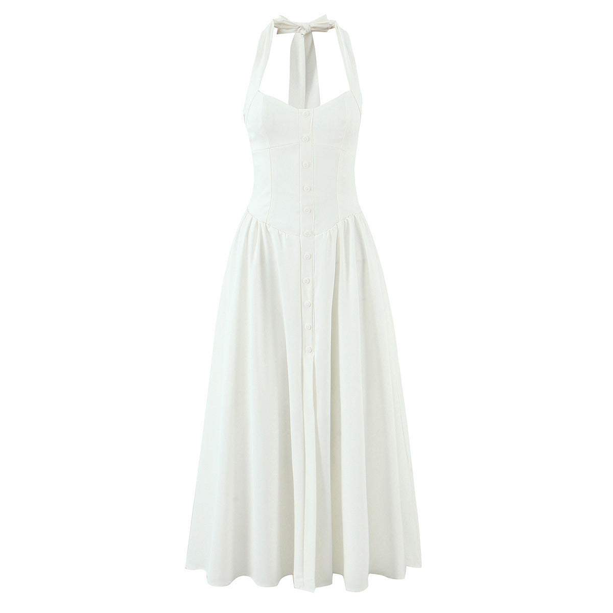 Halter Neck Maxi Dress for Women