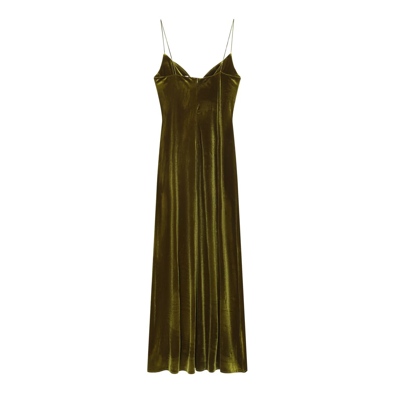 Velvet Sweetheart Neckline Maxi Dress for Women