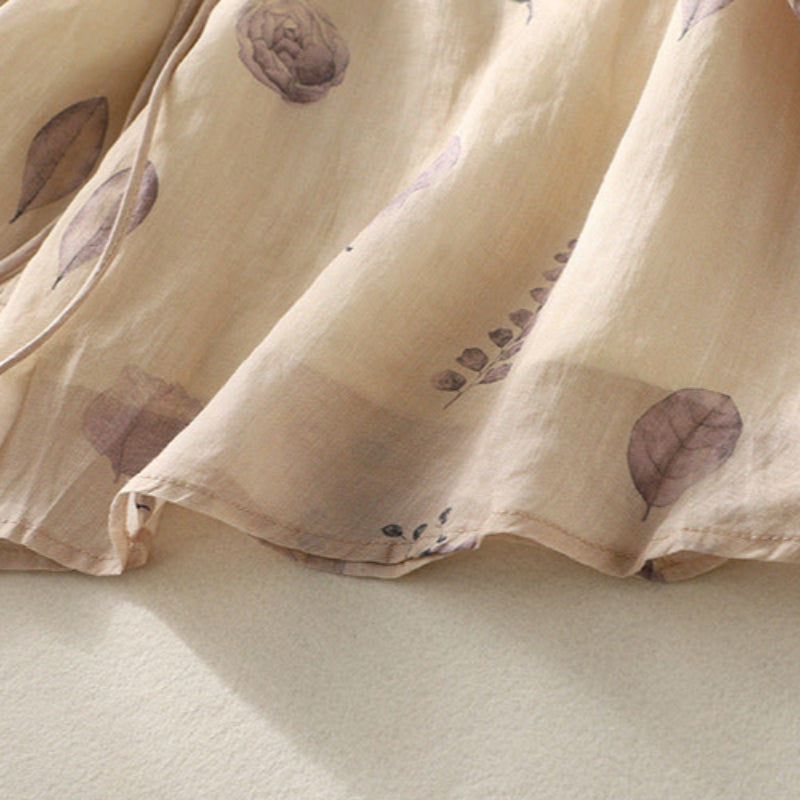 Floral Relaxed Blouse for Women