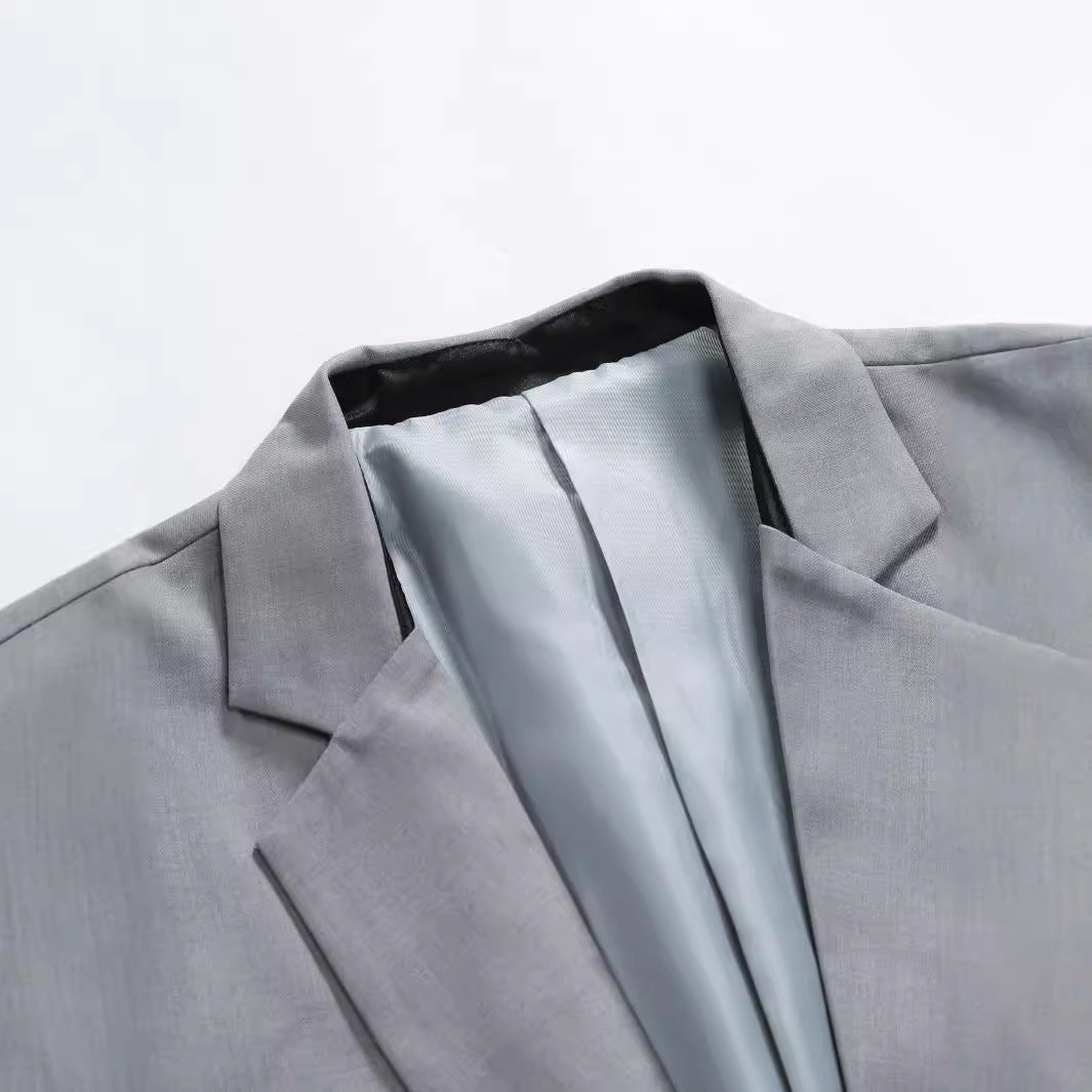 Slim Fit Two-Piece Suit Set for Men