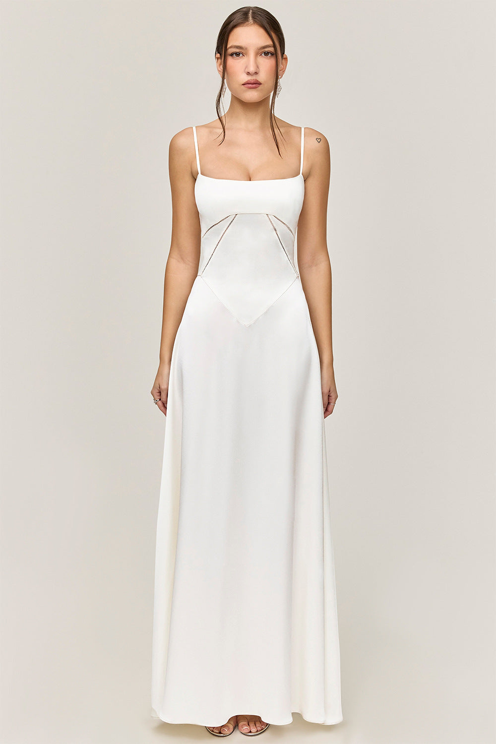 Spaghetti Strap Wedding Guest Maxi Dress for Women