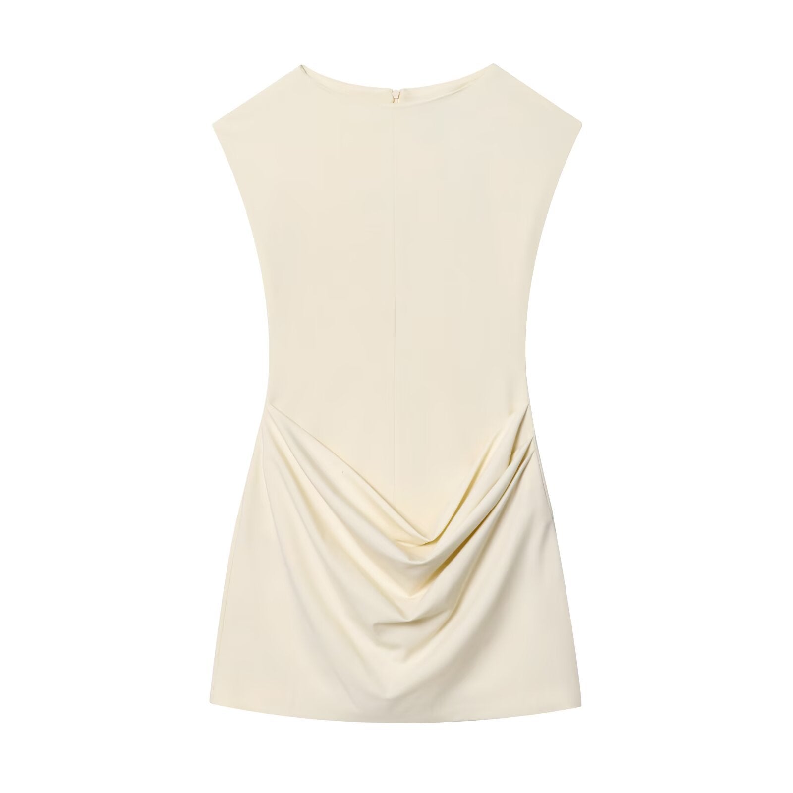Sleeveless Draped Mini Dress for Women