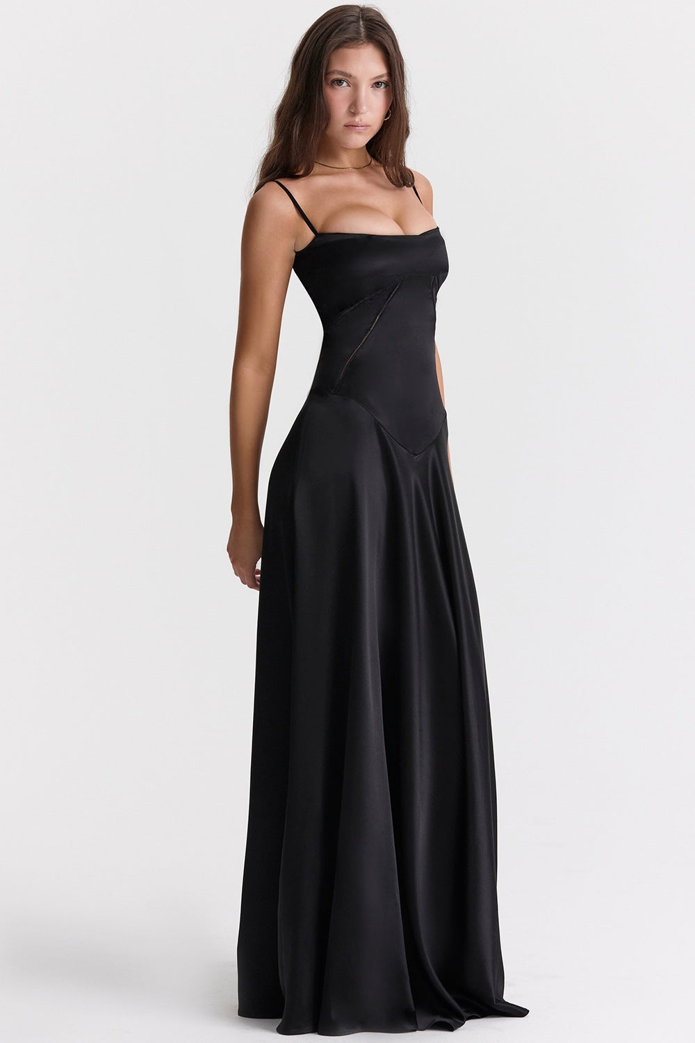 Spaghetti Strap Wedding Guest Maxi Dress for Women