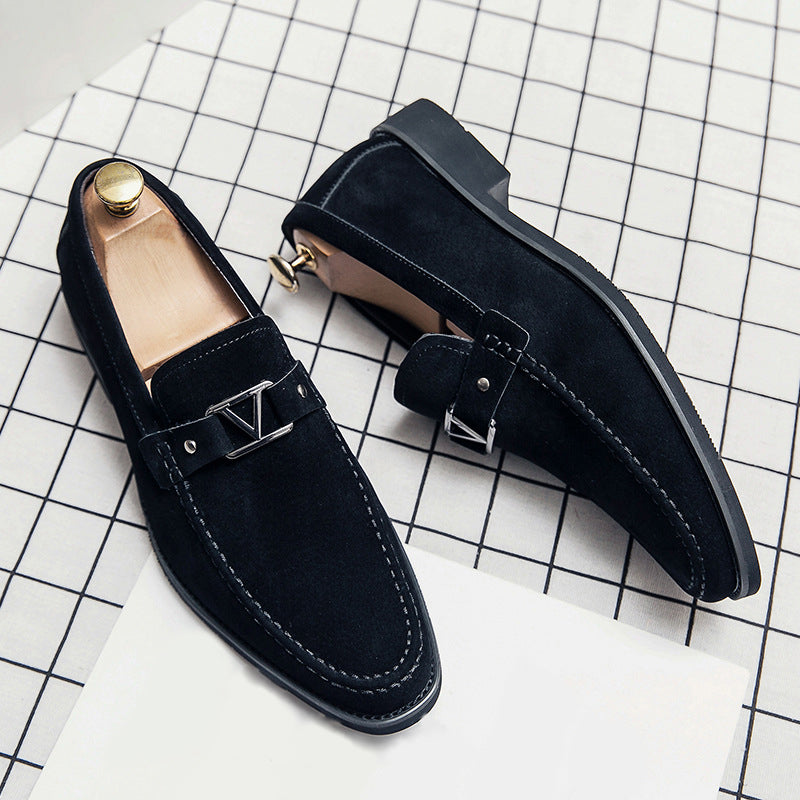 Suede Bit Loafers for Men