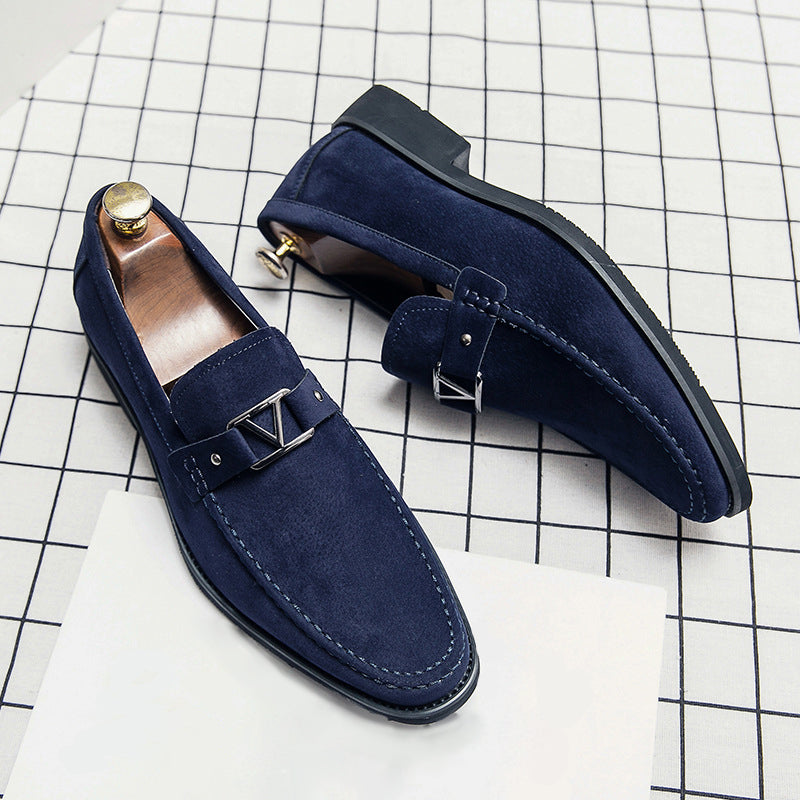 Suede Bit Loafers for Men