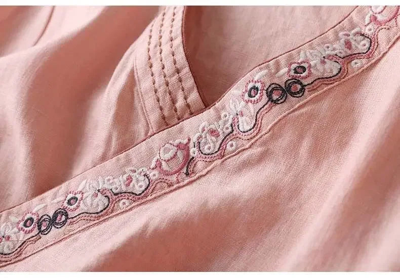 Relaxed Wrap Blouse for Women