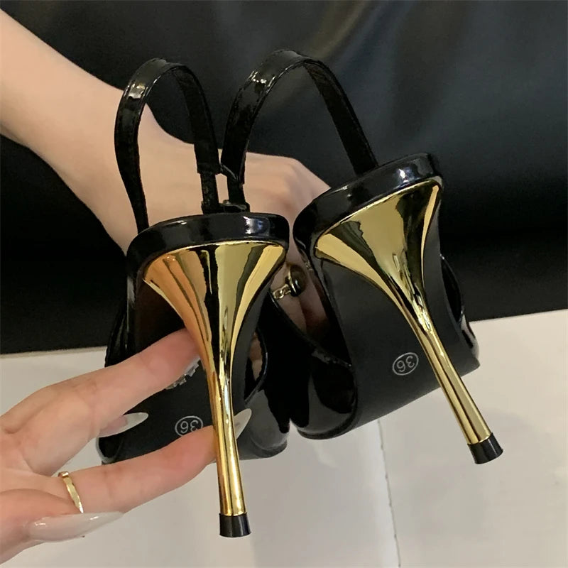 Pointed Toe Kitten Heels Slingback Pumps for Women