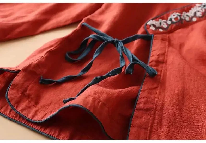 Relaxed Wrap Blouse for Women