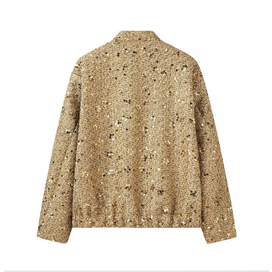 Glitter Tweed Jacket for Women
