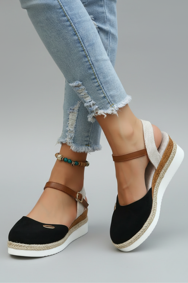 Espadrille Sandals with Slingback Strap for Women