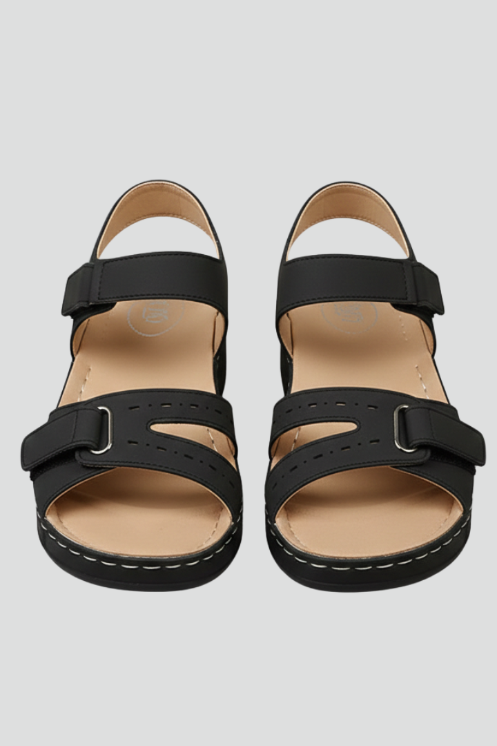 Wedge Sandals with Loop Straps for Women