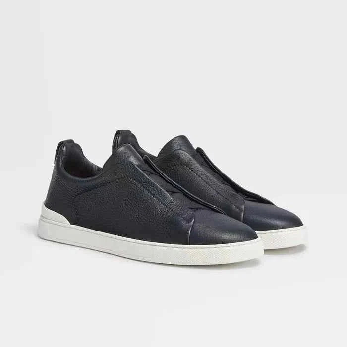 Slip-On Leather Trainers for Men