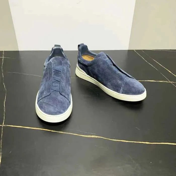 Slip-On Leather Trainers for Men