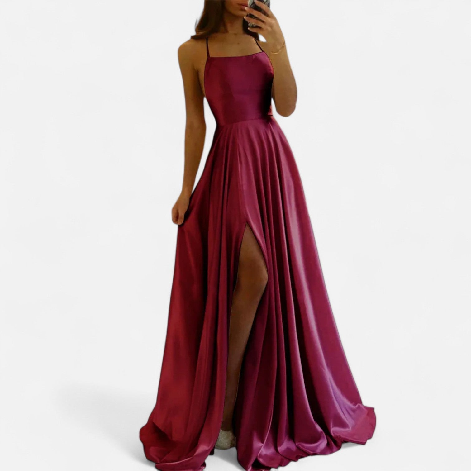 Slit Maxi Dress Wedding Guest for Women