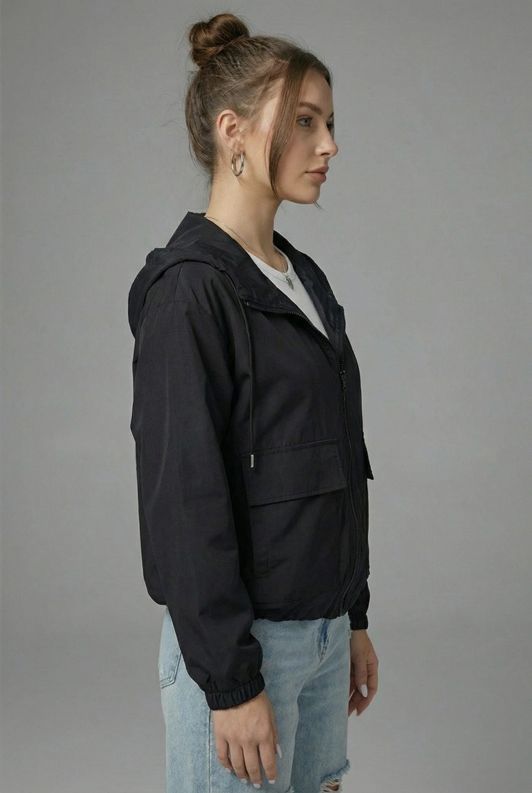 Cropped Hooded Jacket for Women - View 7