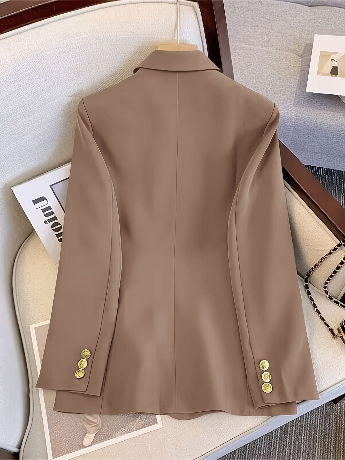 Double-Breasted Blazer for Women - View 9