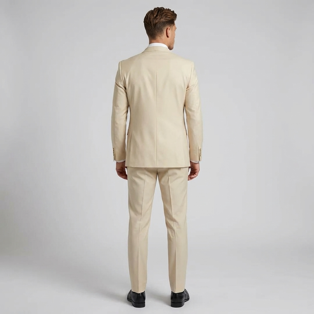 Three-Piece Slim Fit Suit for Men