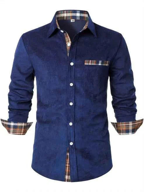 Button-Down Checked Shirt for Men