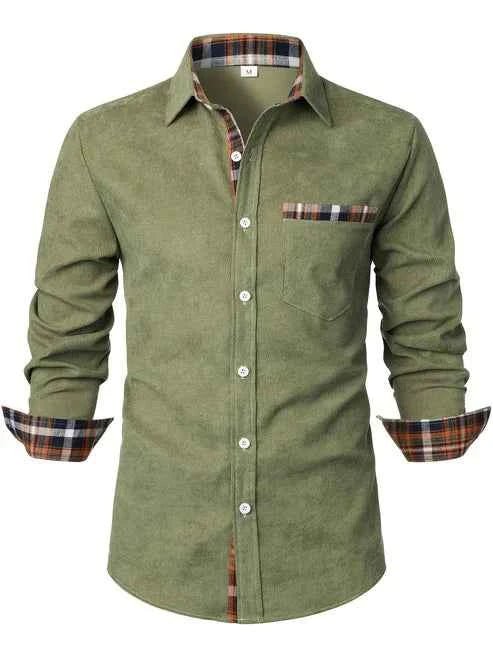 Button-Down Checked Shirt for Men