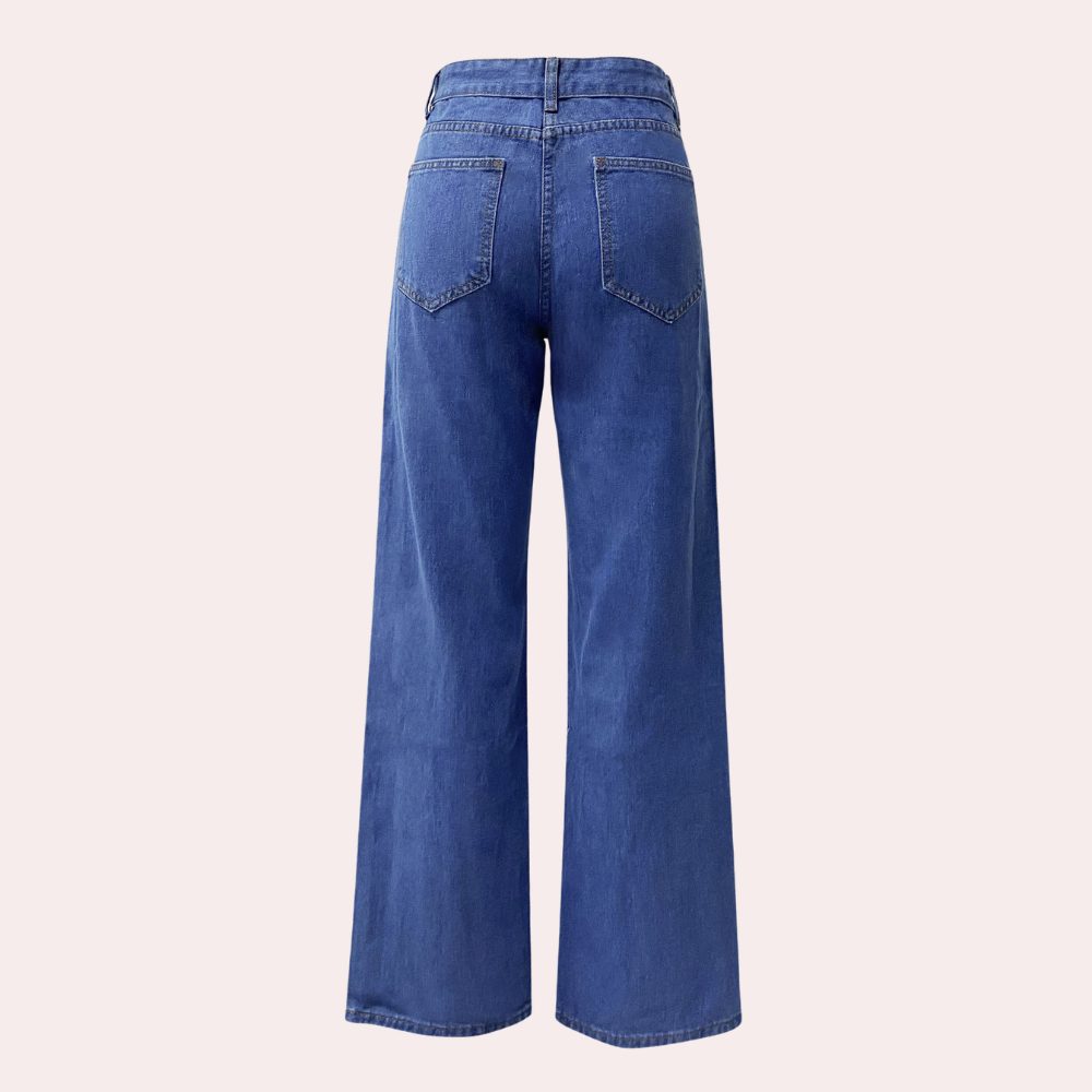 High Waist Straight Leg Jeans for Women - View 4