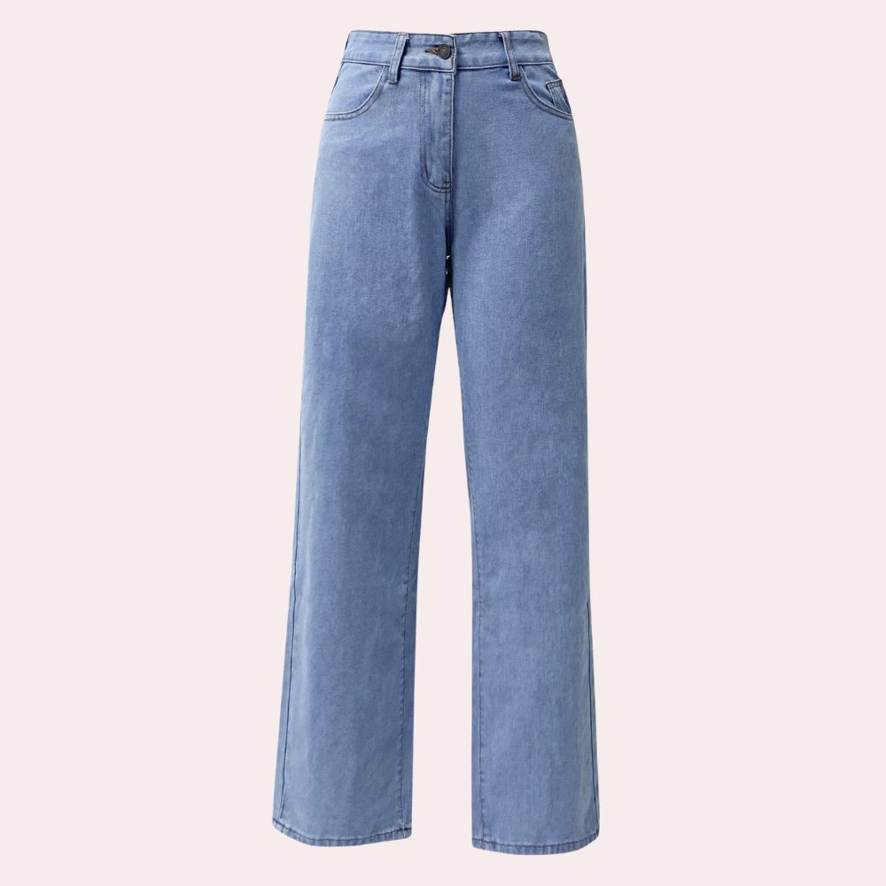 High Waist Straight Leg Jeans for Women - View 5