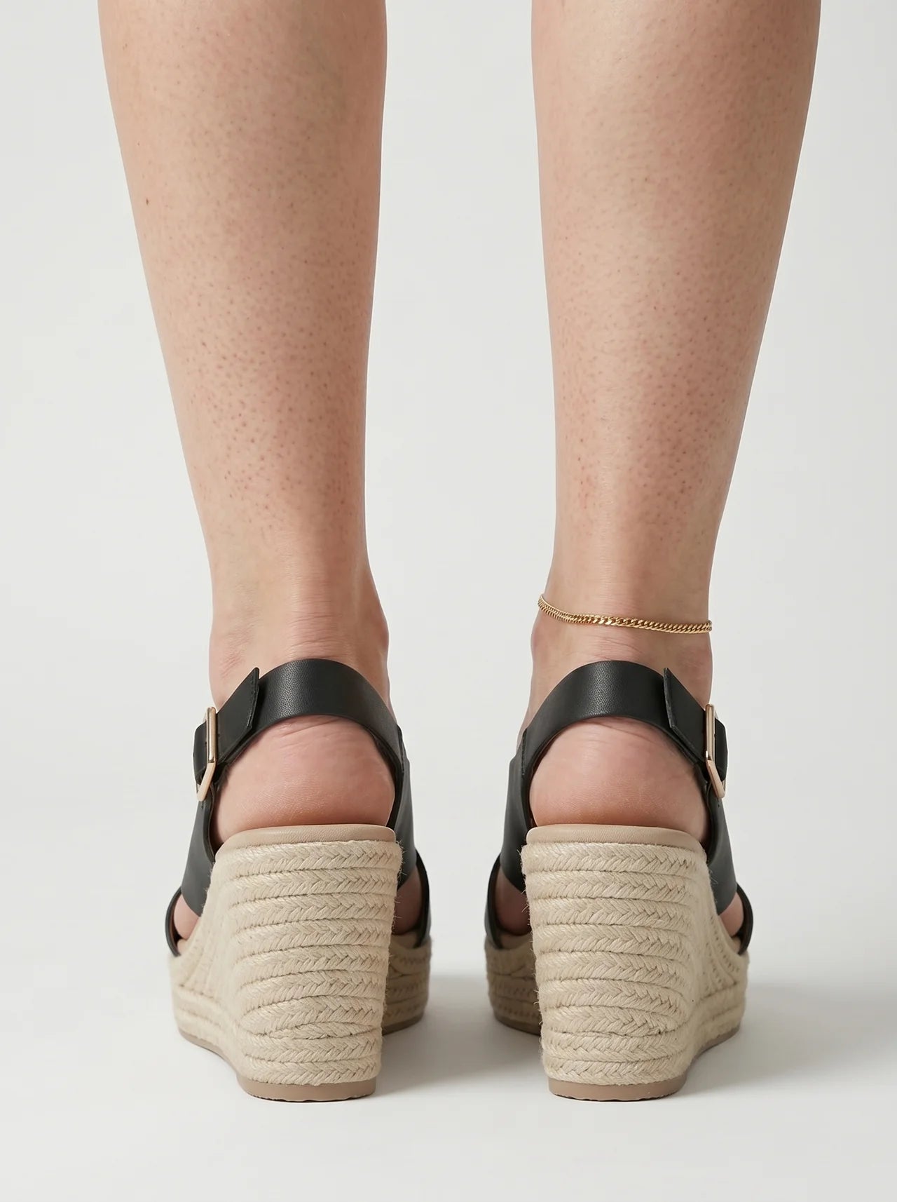Crossover Espadrille Wedge Slingback Sandals for Women