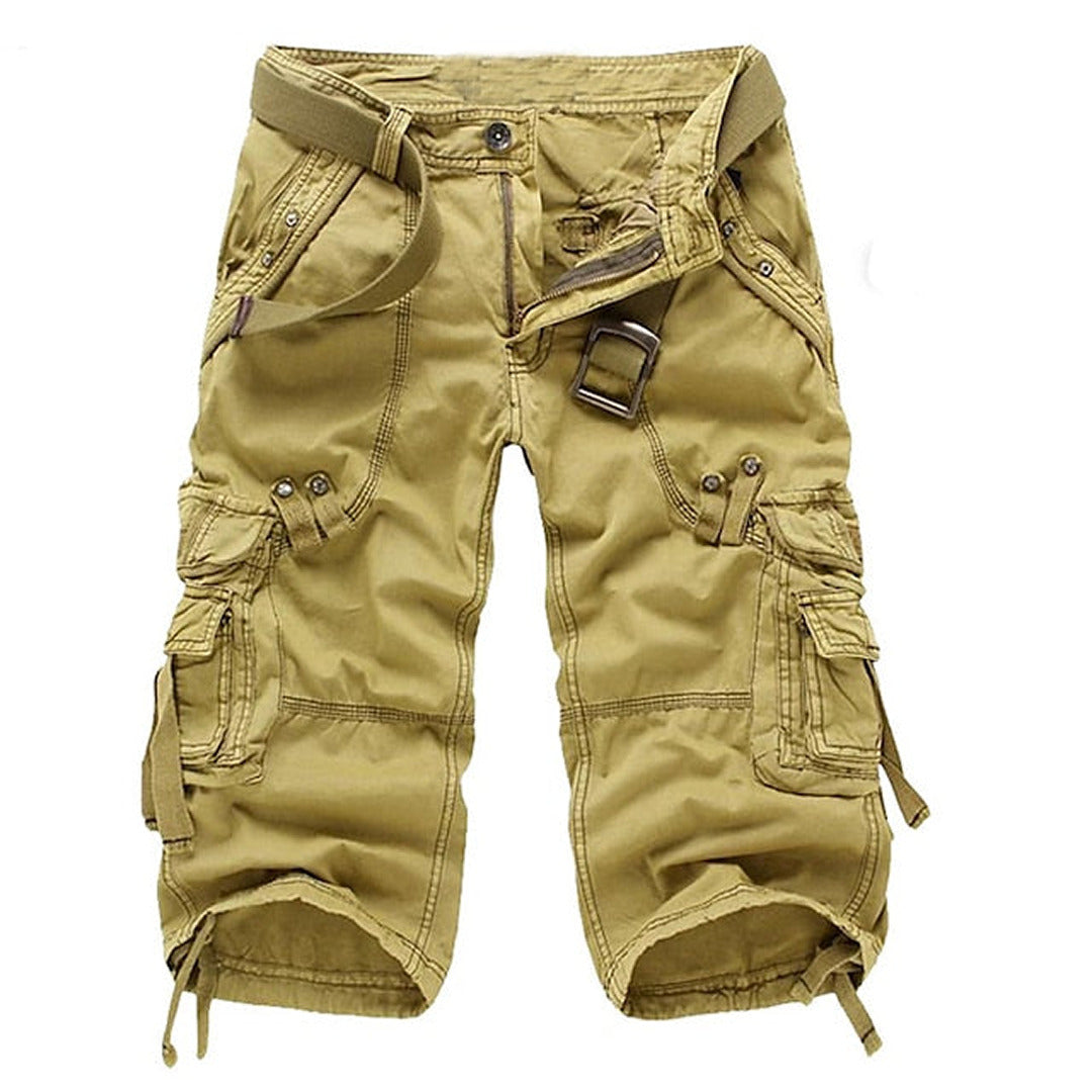 Cargo Shorts with Zip Pockets for Men